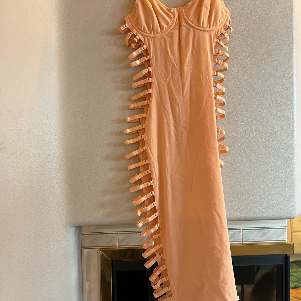 House of CB Peach Midi Dress - Picture 2 of 4
